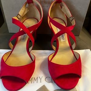 Authentic Pink Jimmy Choo Sandals